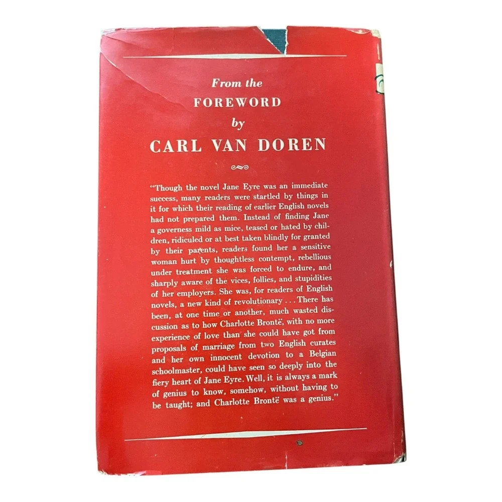 Jane Eyre Charlotte Brontë Literary Classics Book Club Illustrated Dust Jacket
